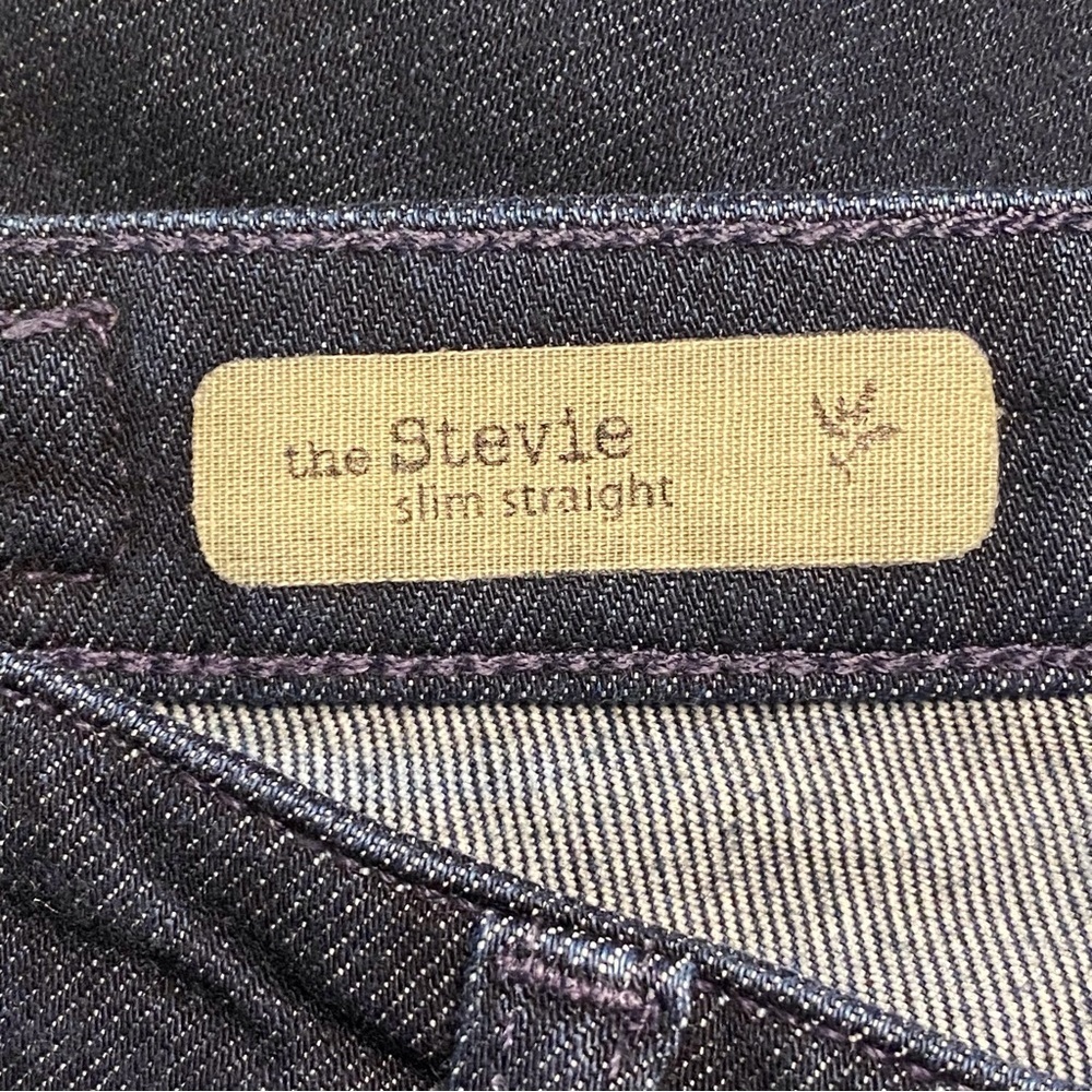 AG Adriano Goldschmied The Stevie Legging Size 26R Dark Blue Low Rise - Picture 7 of 9
